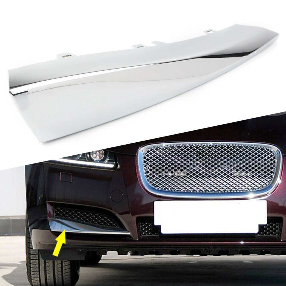 Right Front Side Grille Molding Trim for Jaguar XF 2012-2015 Chrome