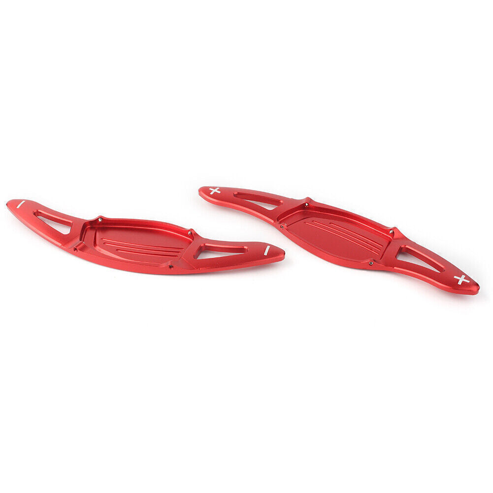 Red Steering Wheel Paddle Shifter Cover Trim Fit for Audi R8 RS3 RS4 RS5 TT RS
