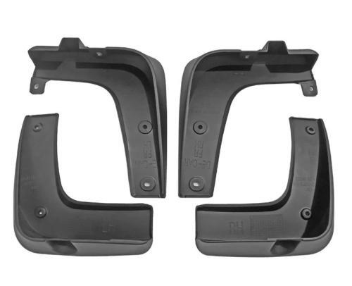 Black ABS Mud Flaps Splash Guards Fender Mudguards 4PCS for Kia Niro 17-2022