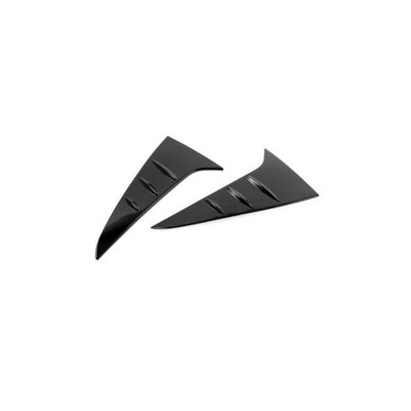 Glossy Black 2p Rear Window Spoilers Wing Cover Trim for Toyota for Sienna 2021-2023