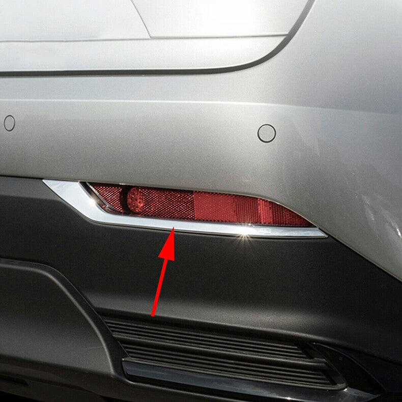 Chrome Rear Fog Light Lamp Bumper Bezel Trim For 2022-2024 for Lexus NX 250 350 450h