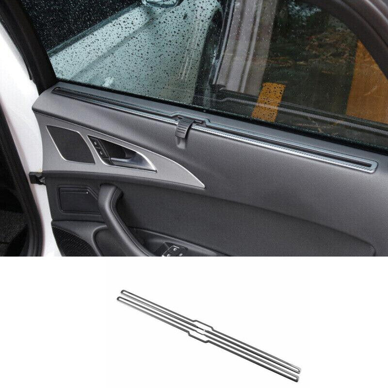 Carbon Fiber 2012~2018 Sunshade Strip for Audi A6 A7 S6 S7 RS7 Steel Rear Window