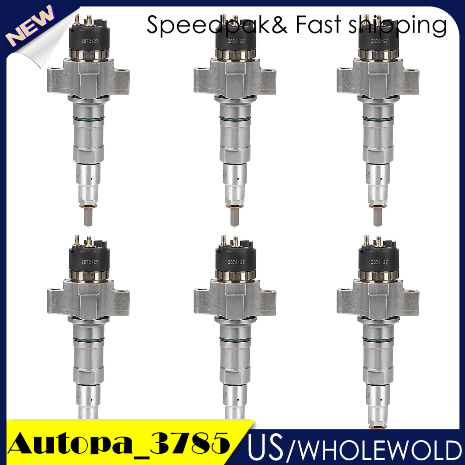 6x Diesel Fuel Injector 4954927 For Automotive 8.9 liter ISC/ISL Engines
