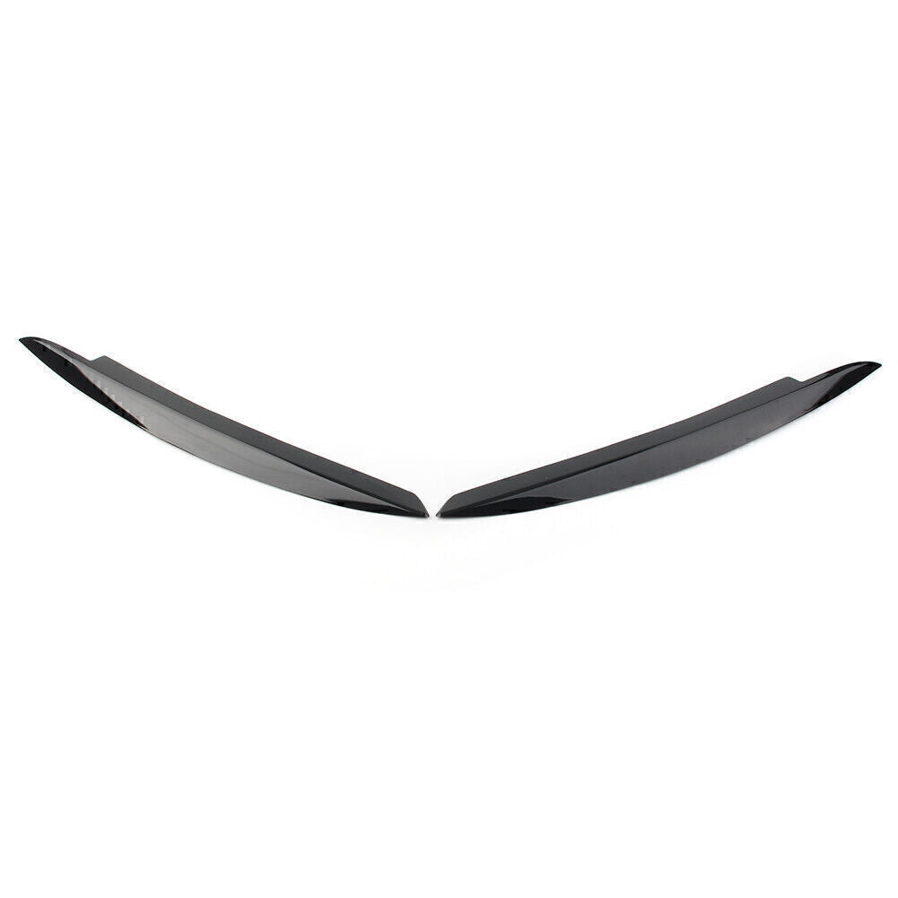 for VW for Golf VI MK6 2008-2013 Glossy Black Headlight Cover Eyelid Eyebrow Eye Lid