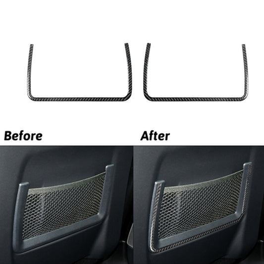 Carbon Fiber for Seat Storage Frame Cover Trim For Land for Range Rover Sport 2014-2017
