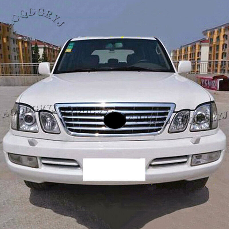 Chrome Front Bumper Radiator Grille Grilles Repair For LX470 2003-2007 Replace
