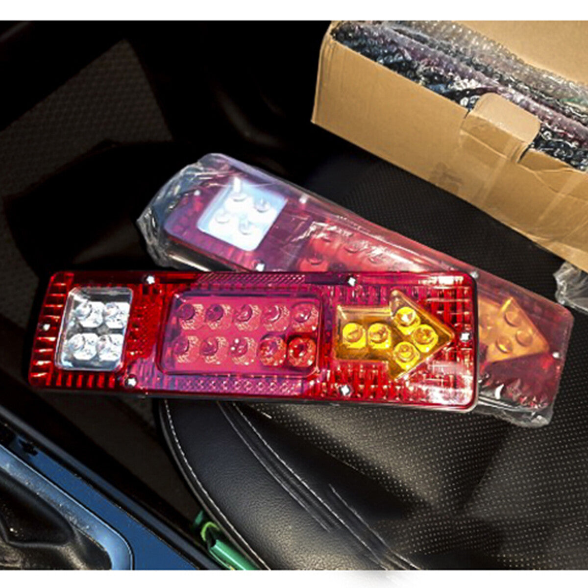 2 LED trailer taillight car truck trailer taillights lighting DC 12V SET