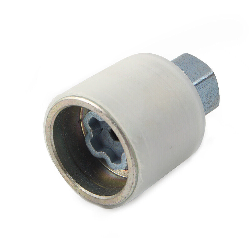 1x Locking Wheel Nut Key Bolt Letter L for Audi Chrome-molybdenum Steel Car
