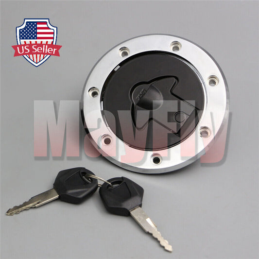 Fuel Gas Tank Cap Cover Lock Key Fit For 500/500R EX500 GPZ500/S 1987-2005