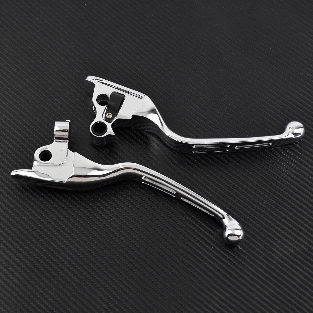 Clutch Brake Levers Fit for Harley Touring Trike model 08-13 FLHR 14-16 Chrome