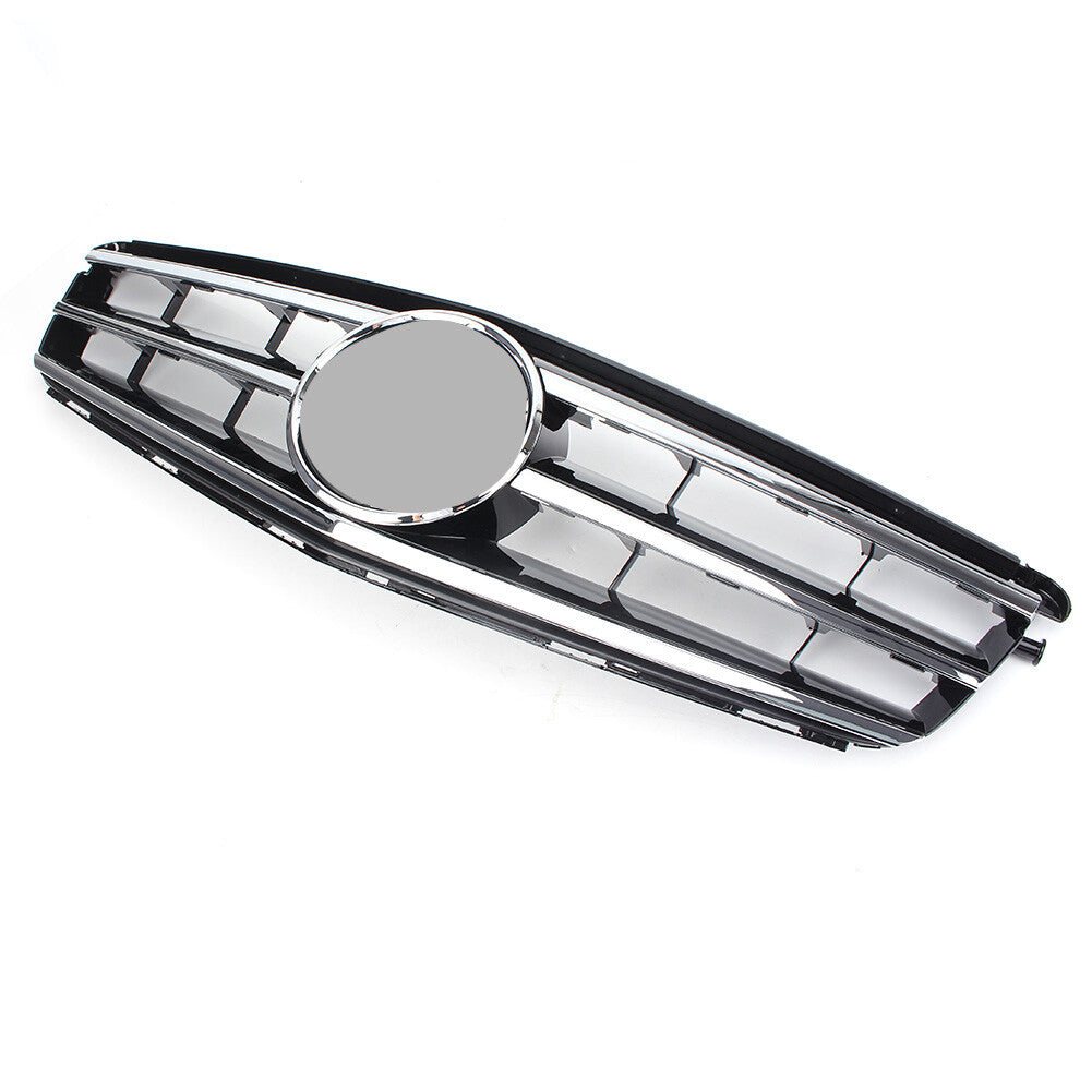 Front Upper Bumper Grille Grill Mesh Center Fit for Mercedes-Benz W204 2008-2014