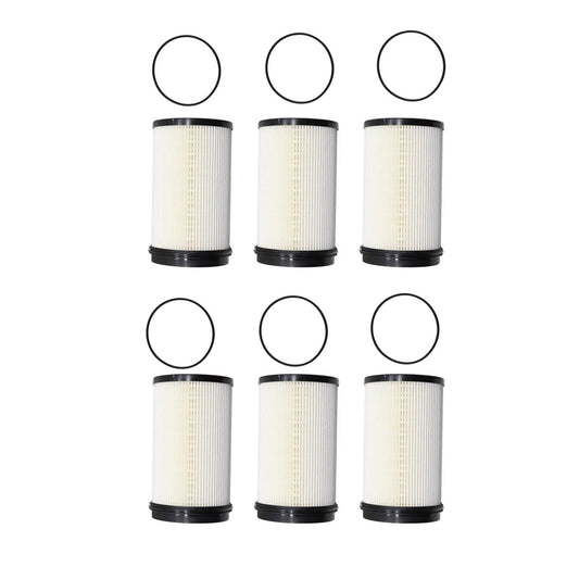 New 6Pcs Fuel Filter Water Separator Element R61709 For DD13 DD15 Diesel Engine