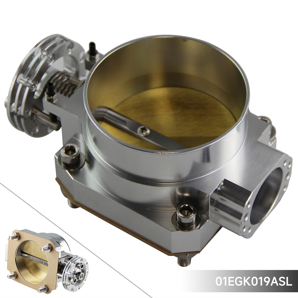 Throttle Body Q45 80MM for Nissan Skyline R33 R34 RB20DET RB25DET RB26DET Silver