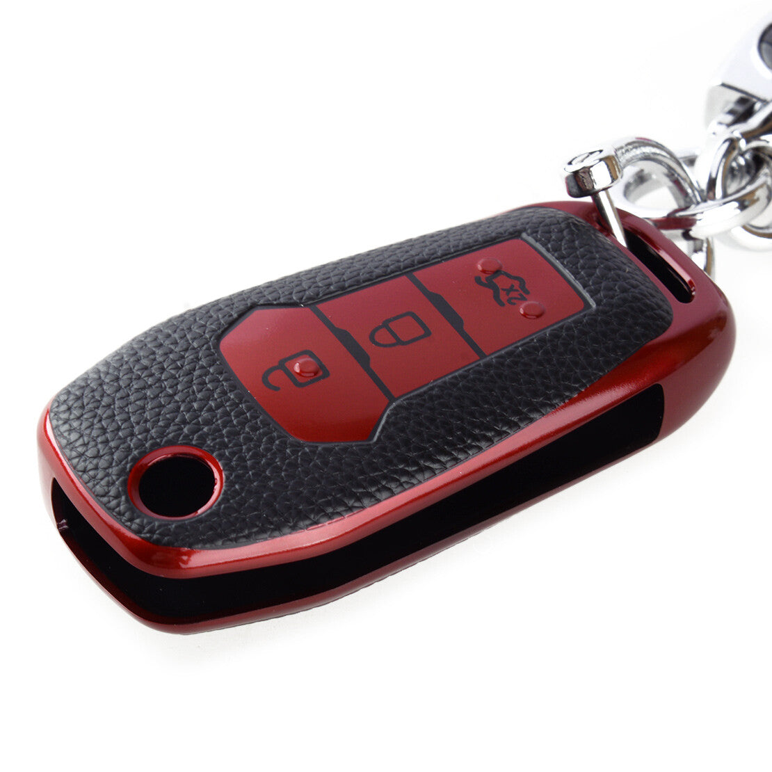 Car Remote Key Fob Case Cover Fit for Ford F-150 F-250 F-350 Explorer Ranger