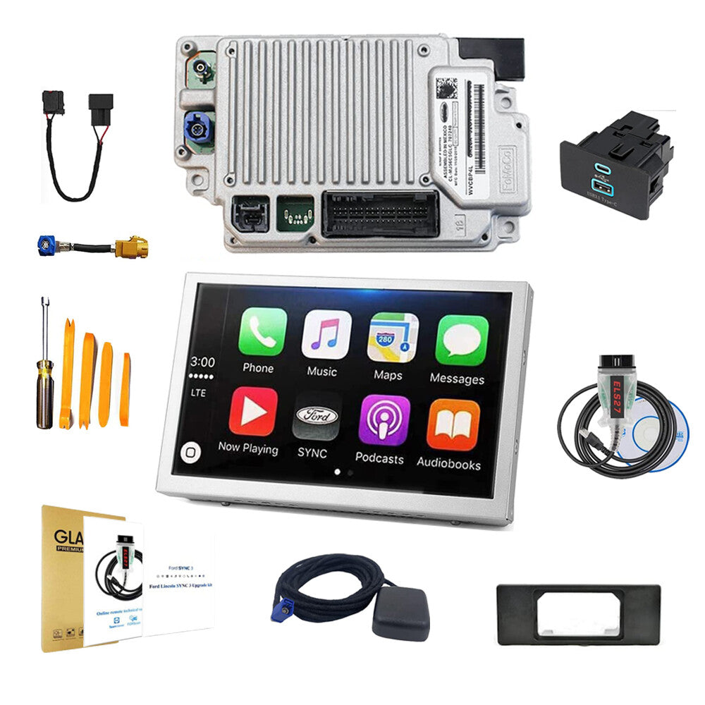 Sync 2 To 3 Upgrade Kit 3.4 for Ford Sync3 Apim Module with Wireless Carplay
