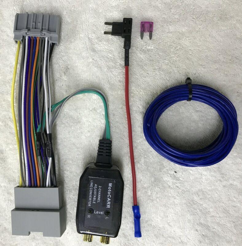 Factory radio with subwoofer amplifier, plug-and-play wiring harness suitable for Chrysler for Dodge