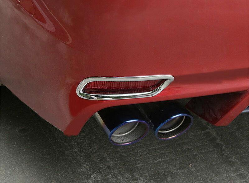 for Toyota for Camry SE/XSE 18-23 Silver Rear Fog Light Lamp Molding Cover Trim 2PC