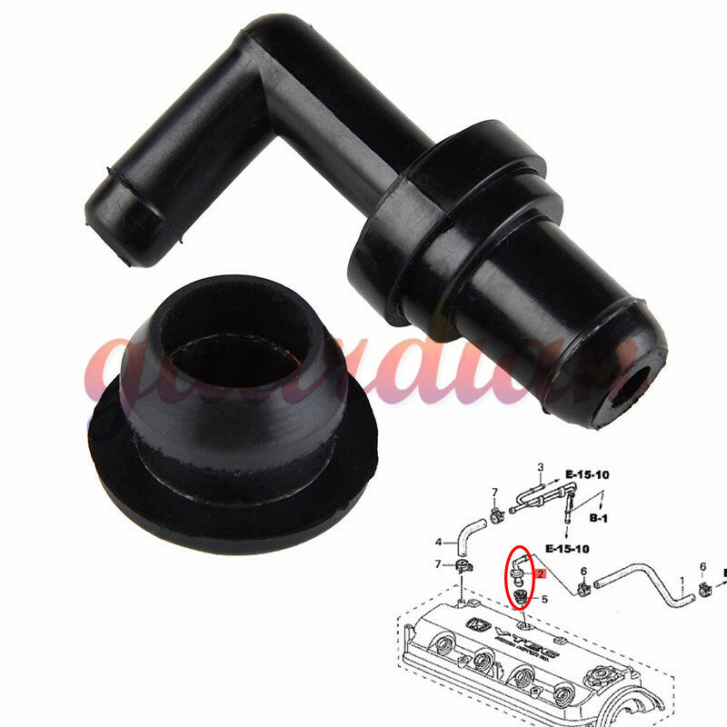 PCV valve and cable ring kit 90¡ã for Honda , for Toyota , and for Lexus 17130-PK1-003 17130-PM6-003