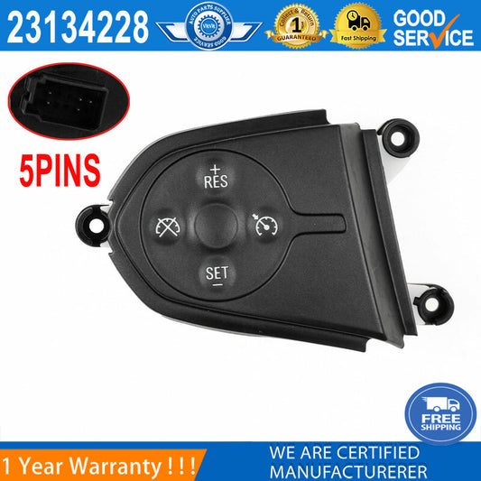 1 new Cruise Control Switch Left 23262285 for General Motors for Chevrolet Colorado for GMC for Sierra 1500