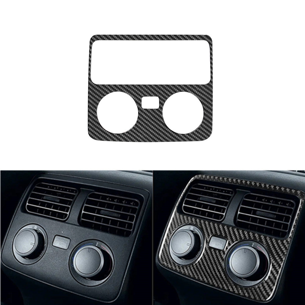 Carbon Fiber Rear Central Air Vent Cover Trim for Mazda Cx-9 2010-2015 Type B