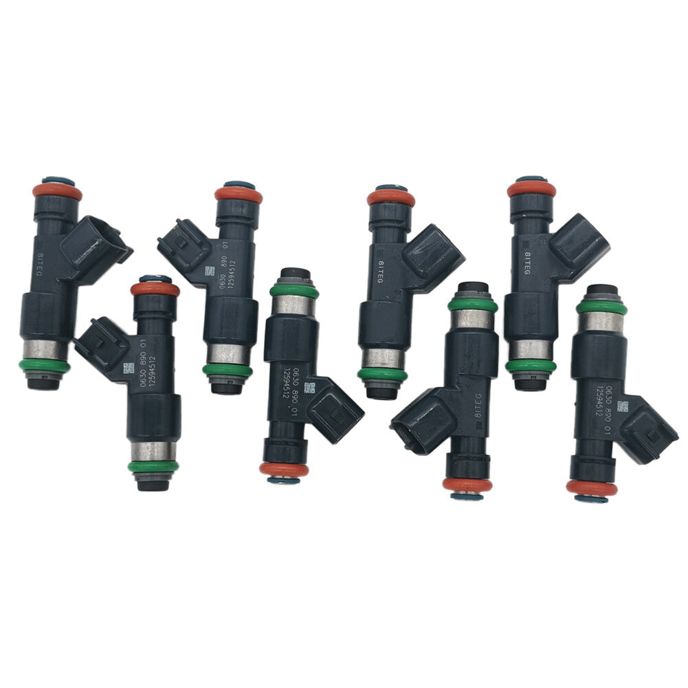 8pcs Fuel Injector 12594512 for Chevrolet Silverado Tahoe for GMC for Sierra for Yukon 07-09