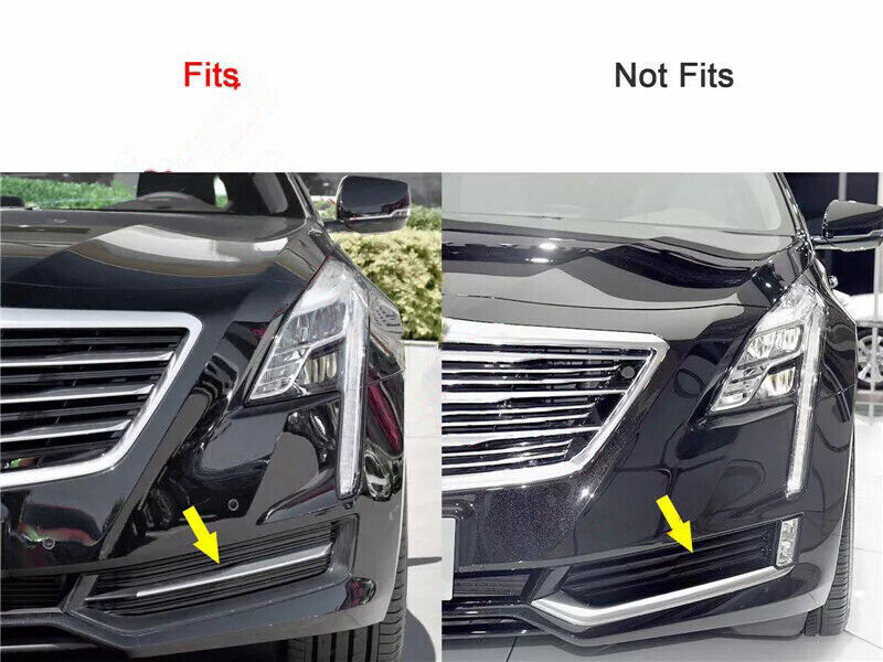 1P Right Front Bumper Grille Fog Light Lamp Cover Bezel for Cadillac CT6 2016-18