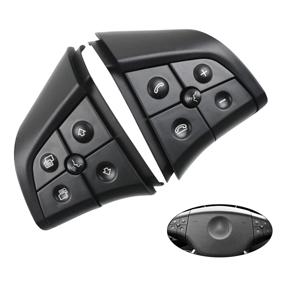 Fits for Benz W164 ML GL CLass 2006-09 5 Buttons Steering Wheel Control Switch Black