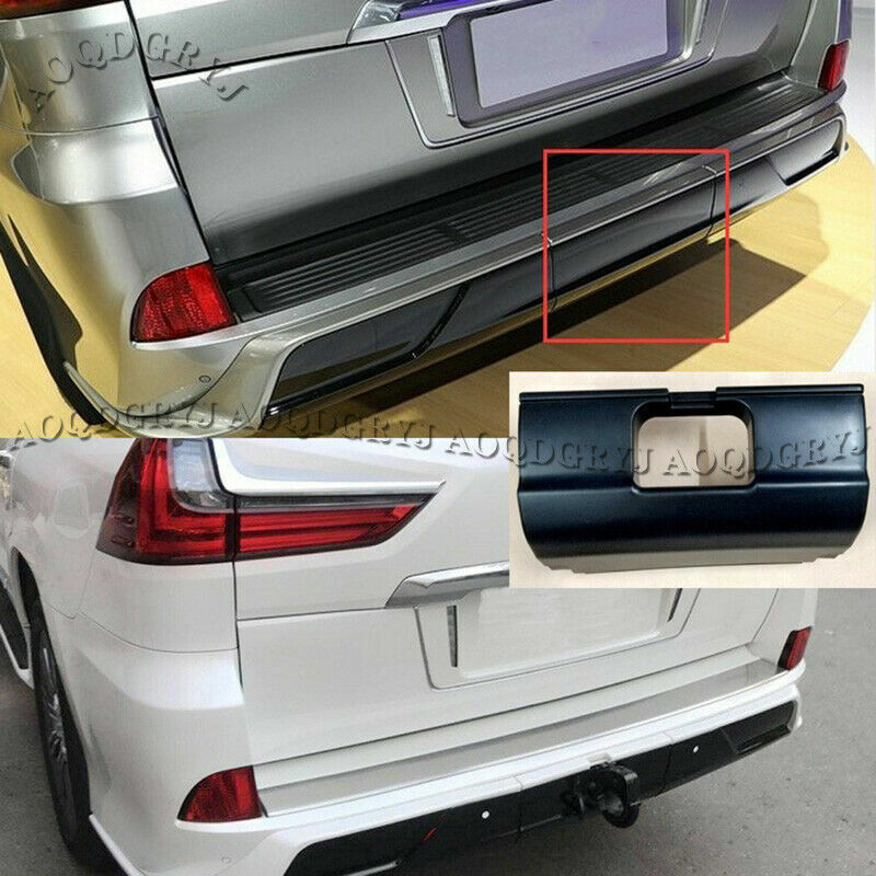 for LEXUS LX570 2016-2021 Black Super Sport Rear Bumper Trailer Tow Hitch Cover