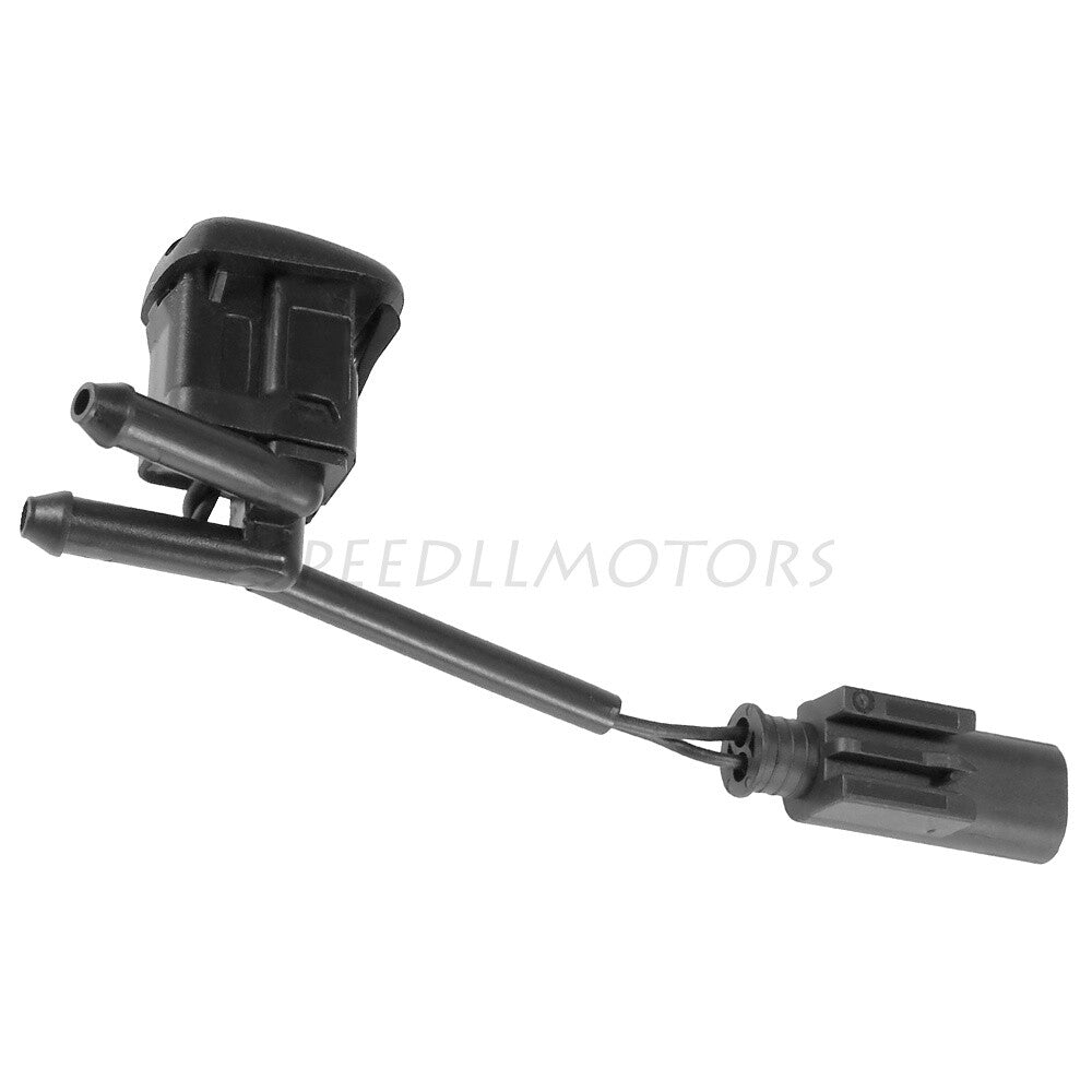 for BMW E39 5-Series Windshield Washer Nozzle Heated-Dual Inlet Squirter Jet