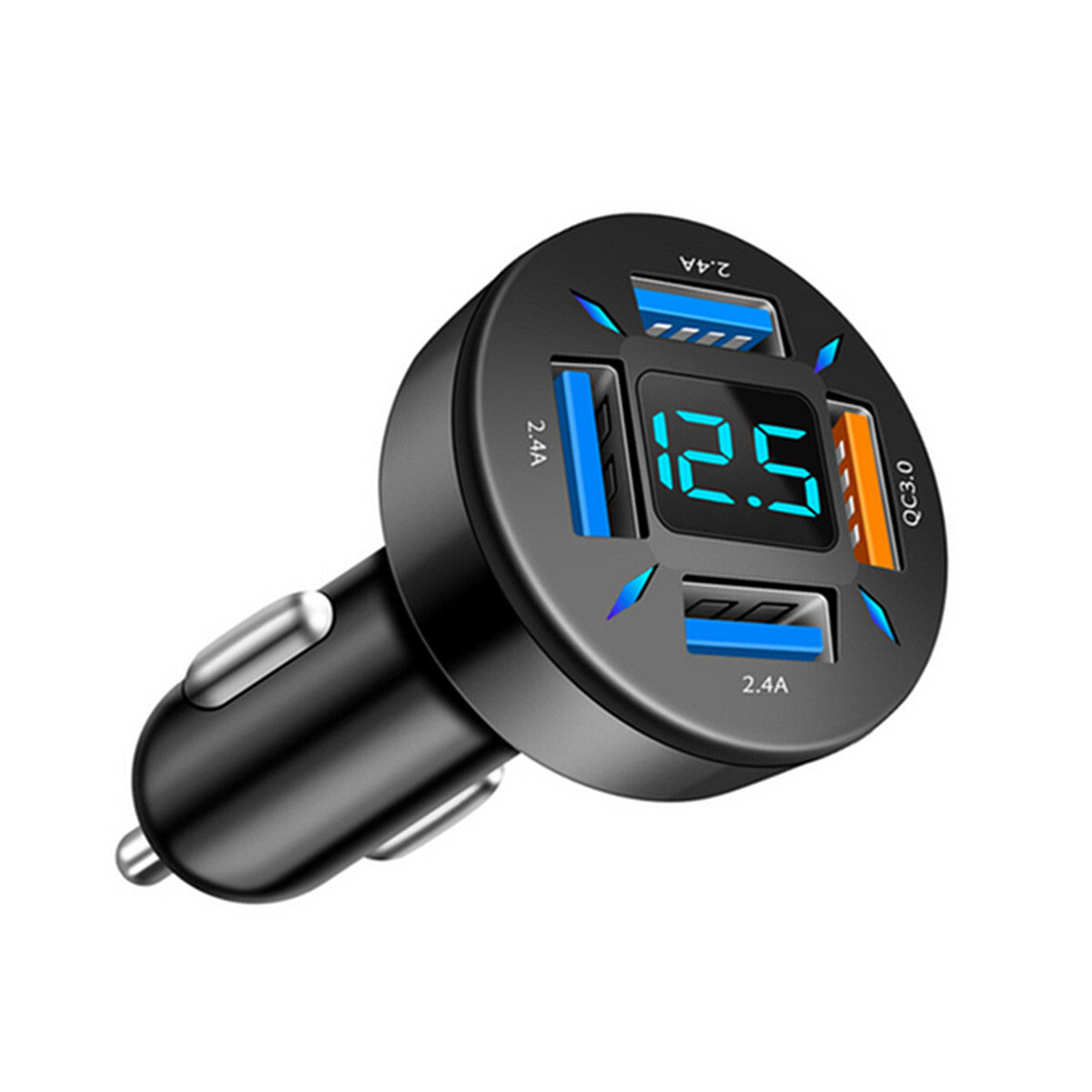 4 USB Port Fast Car Charger Adapter for Apple iPhone Samsung Android Cell Phone