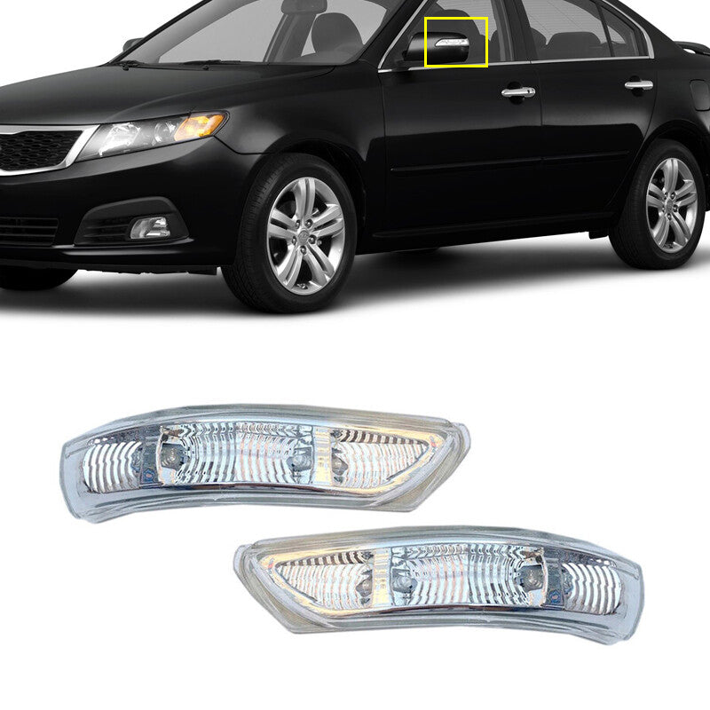 Suitable for 2009-2010 for Kia Optima Magentis 1 pair of car mirror turn signal repeaters.