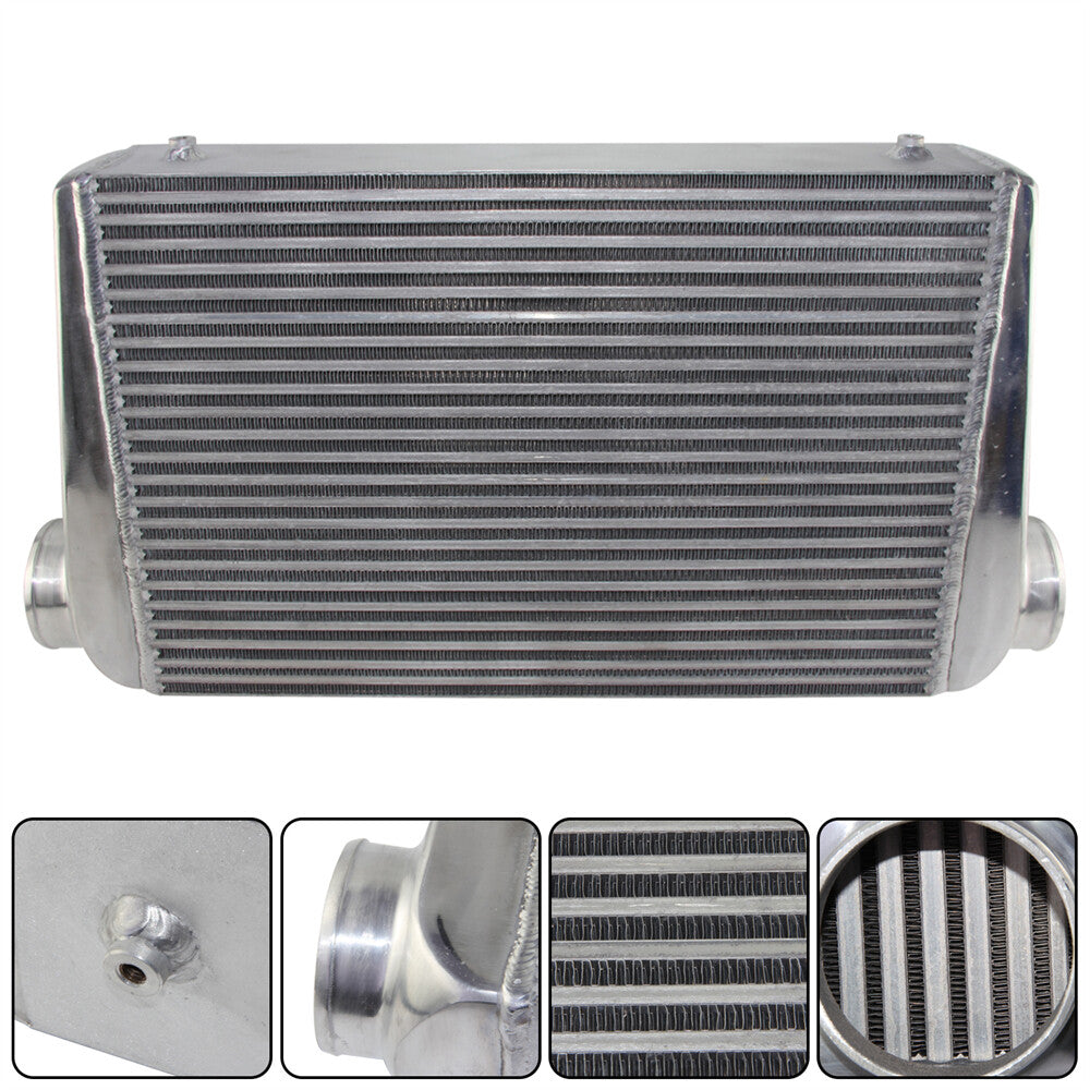 Universal Aluminum Intercooler Core Size:23.6x15.7x4.72 In/outlet 4.0 SUV
