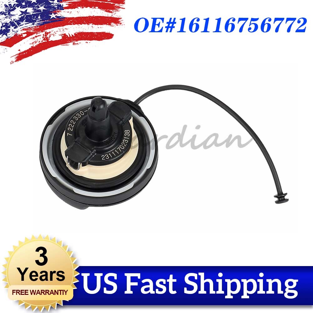 16116756772 Fuel Gas Tank Filler Cap Cover for BMW E46 323i 323Ci 325Ci 328Ci
