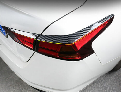 Rear Taillight Eyebrow Cover Trim for Nissan Altima 2019-2023 Carbon Fiber Steel