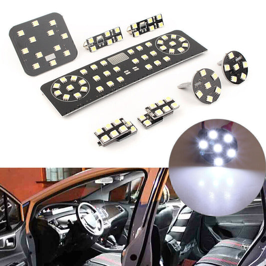 88-SMD LED Interior Lights Lamps White Package Kit for VW MK6 CC 2009-up 8pcs