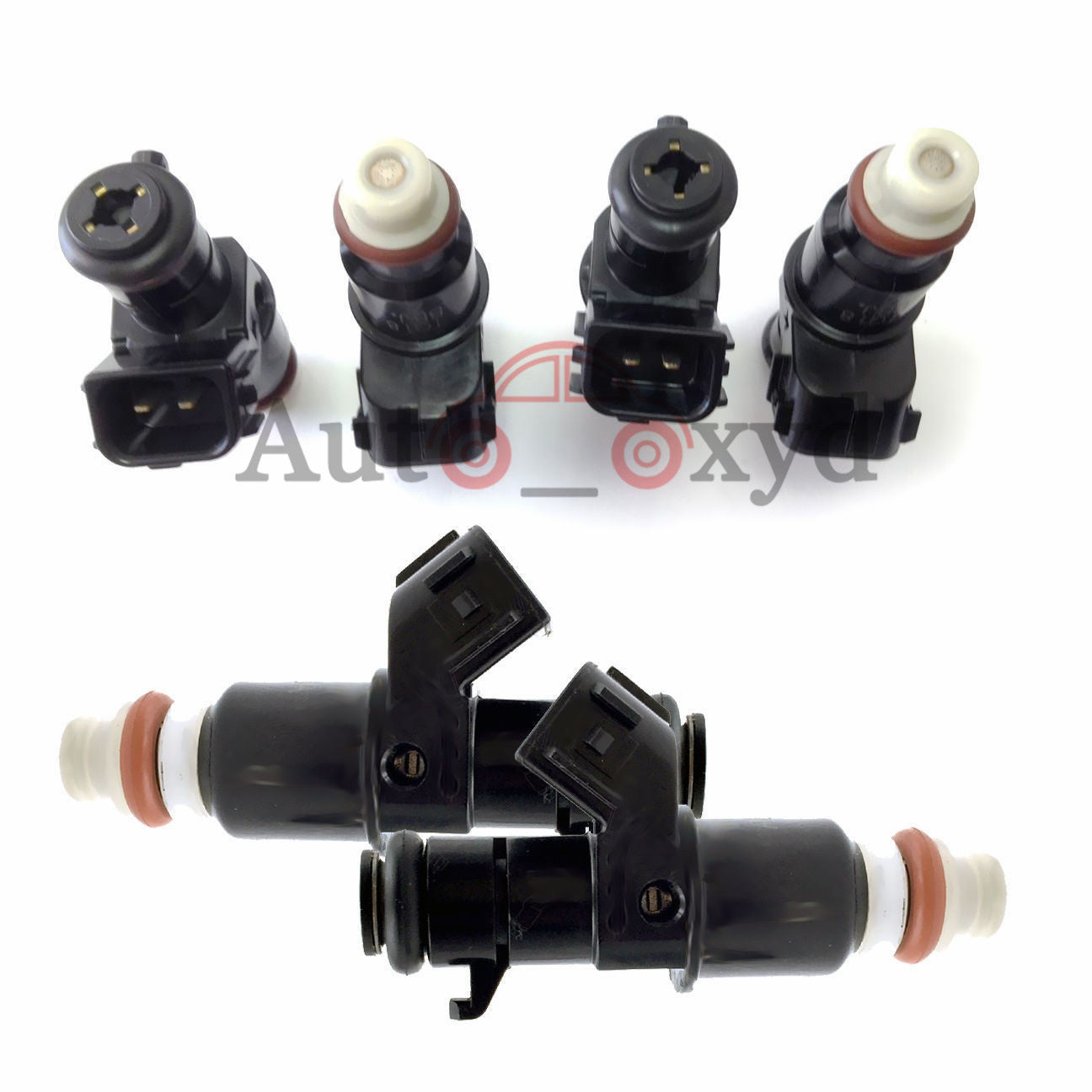 Set of 6 Fuel Injectors Nozzle 16450-RZP-003 for Honda Pilot 16450RZP003 Tested