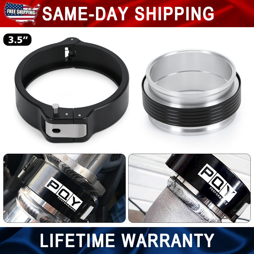 3.5'' 89mm Black HD Pinless Clamp Assembly 3.5 Inch O.D. Tubing HD Aluminum