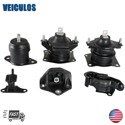 6X Engine Motor  Trans Mount Fit for 2003-2007 for Honda Accord 3.0L V6 Auto Trans
