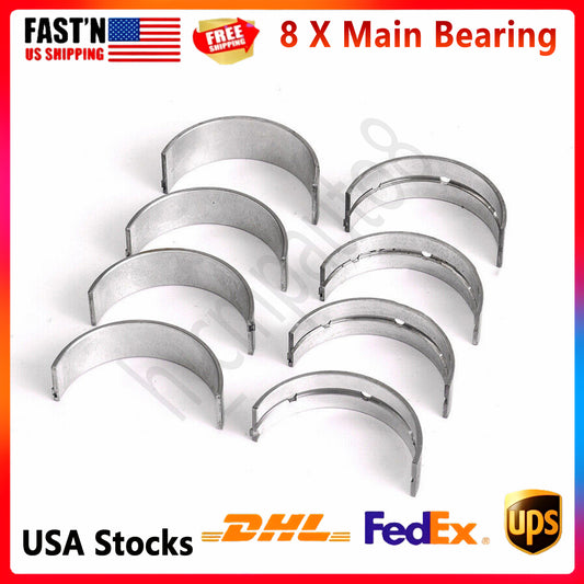 8PC Main Crankshaft Bearing for Mercedes-Benz E300 C350 W204 W211 W164 R171 M272