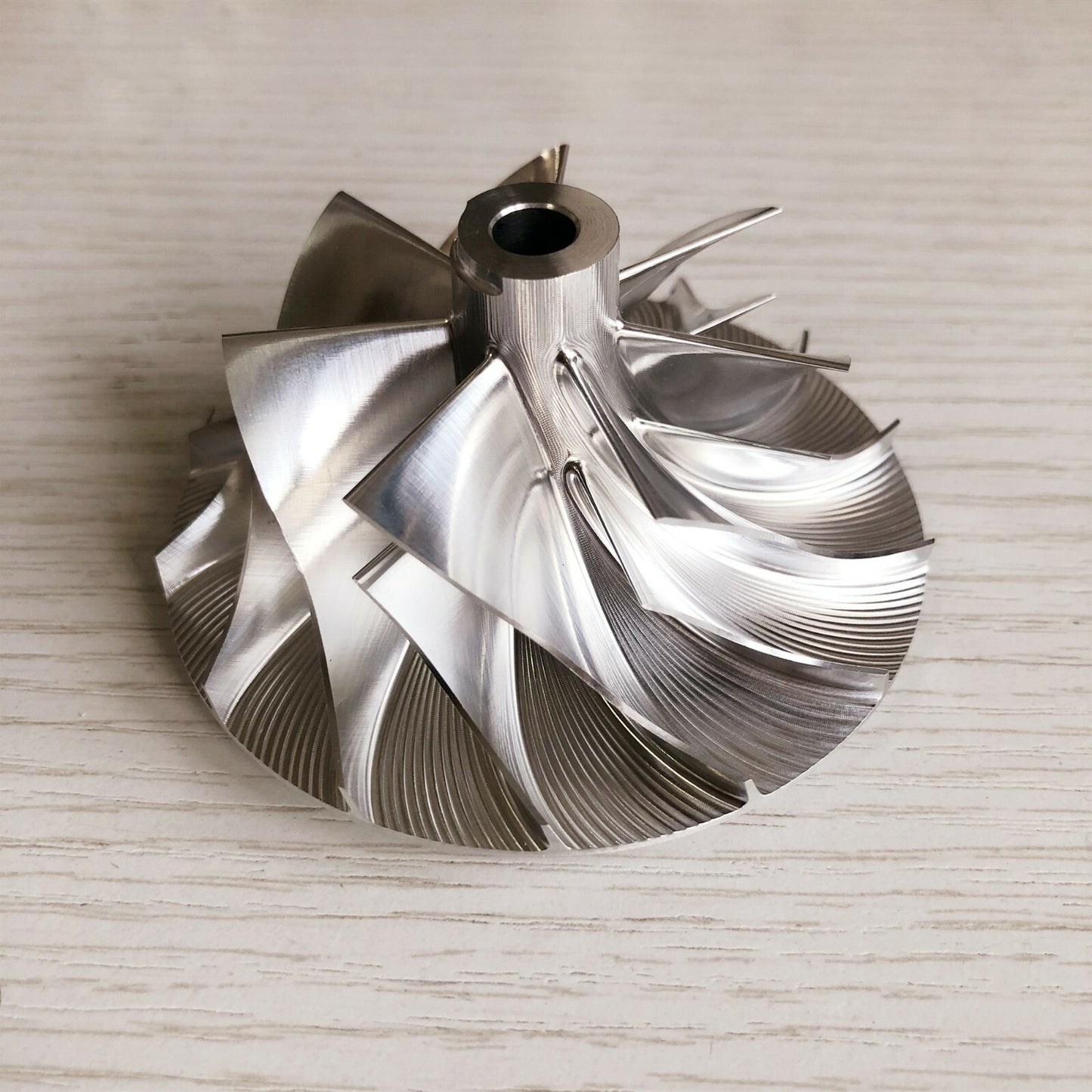 K27 5070-123-2005/2006 54.68/76.79mm 7+7 blades Turbo Billet Compressor Wheel