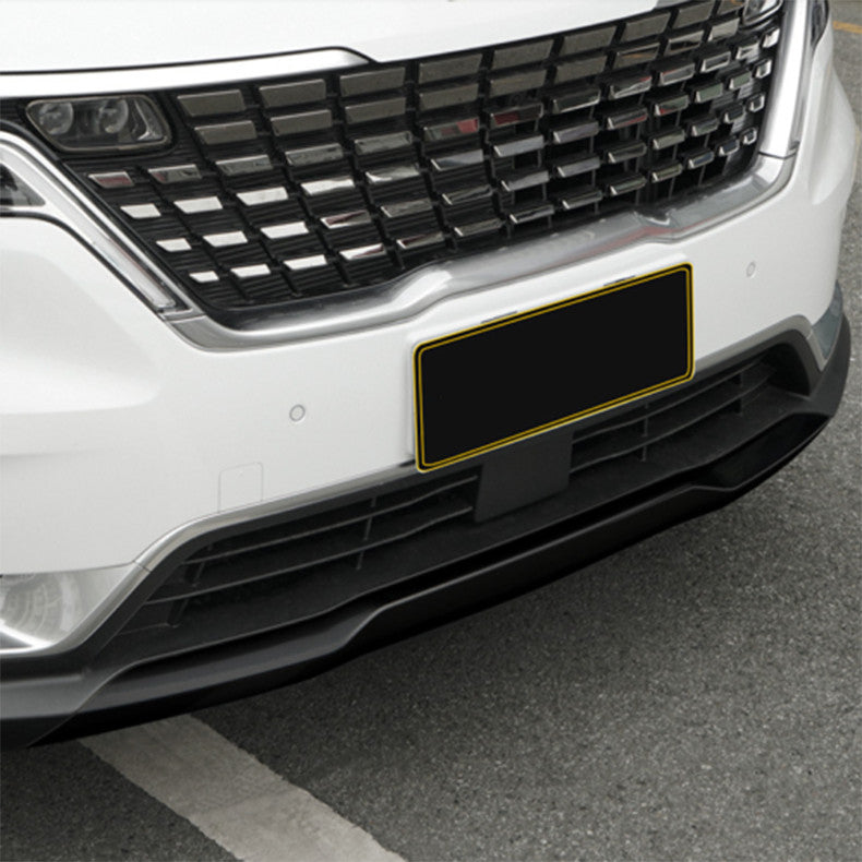 for Kia Carnival 2022-2023 Black ABS Front Bottom Bumper Lid Molding Guard Cover