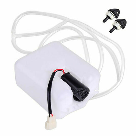 Accessory 12v Window Windscreen Washer Bottle Kit Jets Pump Fit For Classic Car