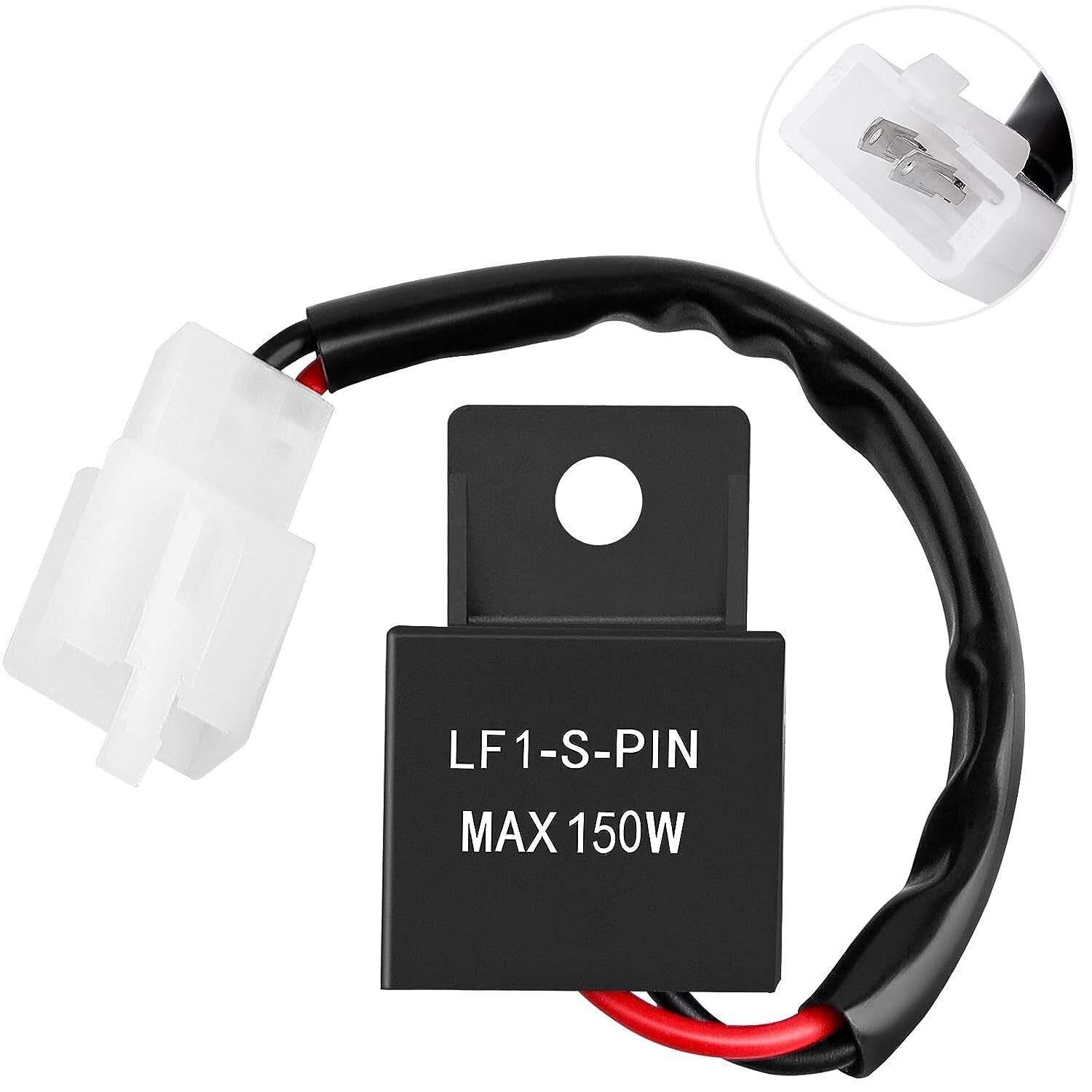 12V Relay Fix for Motorcycle Turn Signal Bulbs Hyper Flash Adjustable Flash Rate