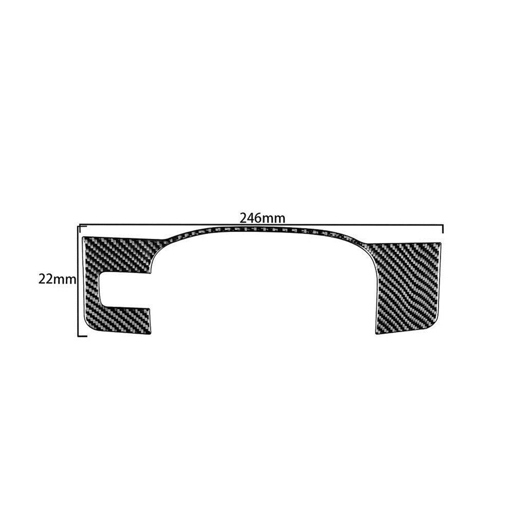 Carbon Fiber Below Speedometer Surround Trim For Silverado for GMC for SIERRA 2014-2018