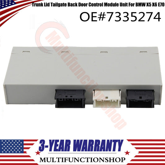 Trunk Lid Tailgate Back Door Control Module Unit 07-14 for BMW X5 E70 X6 7335274