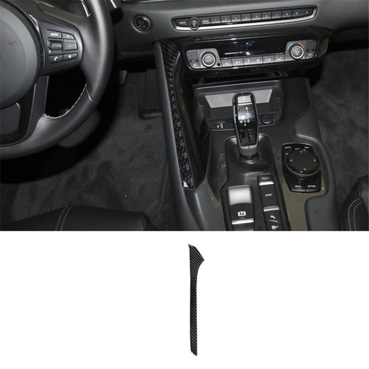 Carbon Fiber Inner Left Of Shifter Trim for Toyota Supra A90 2019-22