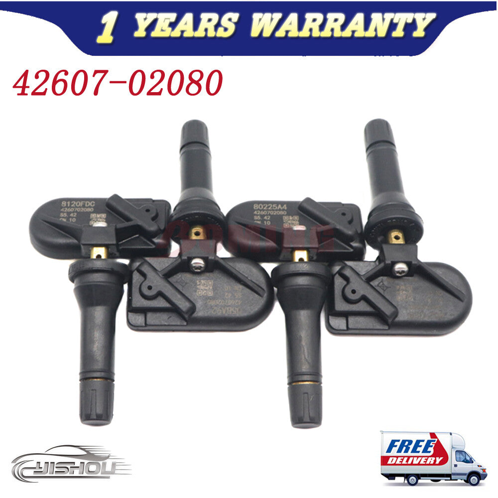 4PCS 42607-02080 NEW TPMS Tire Pressure Sensor for Toyota for Corolla Levin/Hybrid
