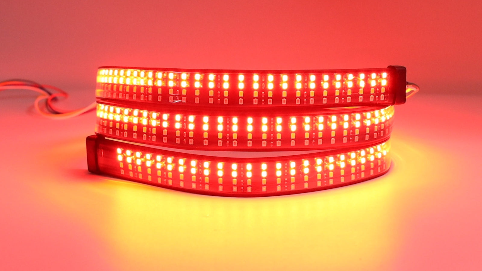 60 4 Rows LED Strip Tailgate Light Bar Reverse Brake Tail Signal Lamp For Truck