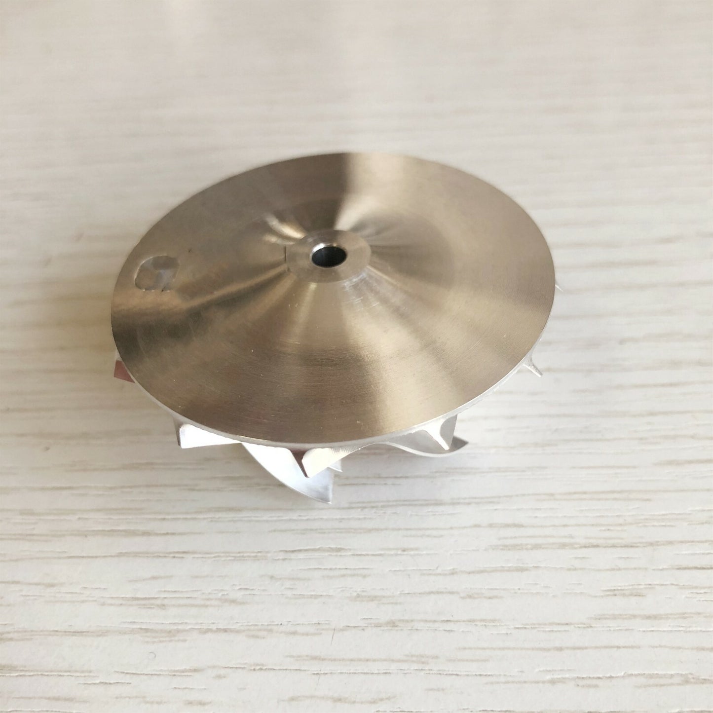 GT1252 38.50/52.19 mm 6+6 Blade High-Performance Turbine Billet Compressor Wheel