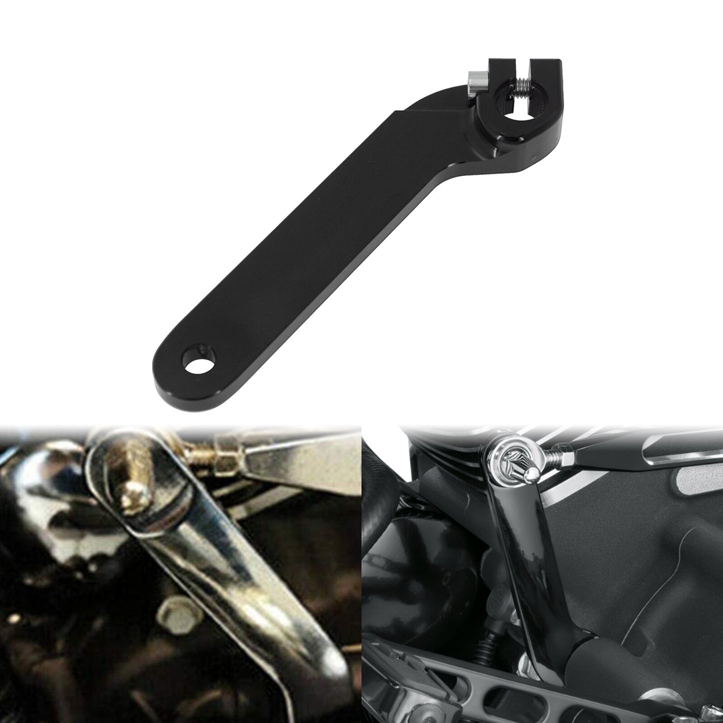Black Inner Shift Shifter Rod Lever for Harley Touring Road Electra Glide 93-16